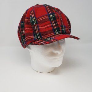 Two City Girls NYC Red Plaid Hat